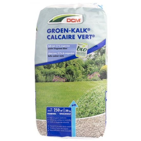 DCM Groenkalk Korrel 20 kg DCM Groenkalk Korrel 20 kg